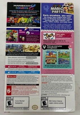 Mario Kart 8 Deluxe + Super Mario Party (Switch, 2020) for sale