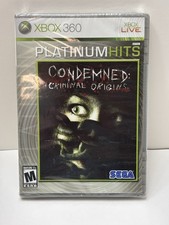 Condemned: Criminal Origins Platinum Hits (Microsoft Xbox 360, 2005) SIGILLATO NUOVO