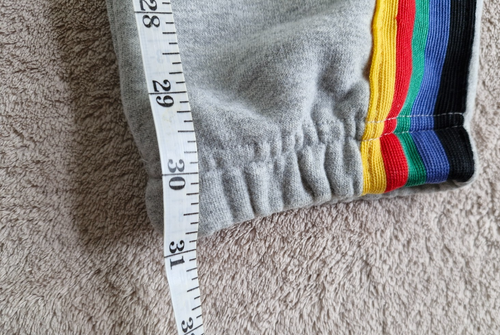 Ladies SUPERDRY Joggers Size 14 Grey Rainbow PRIDE Fleece Bottoms New Tag - Picture 9 of 16