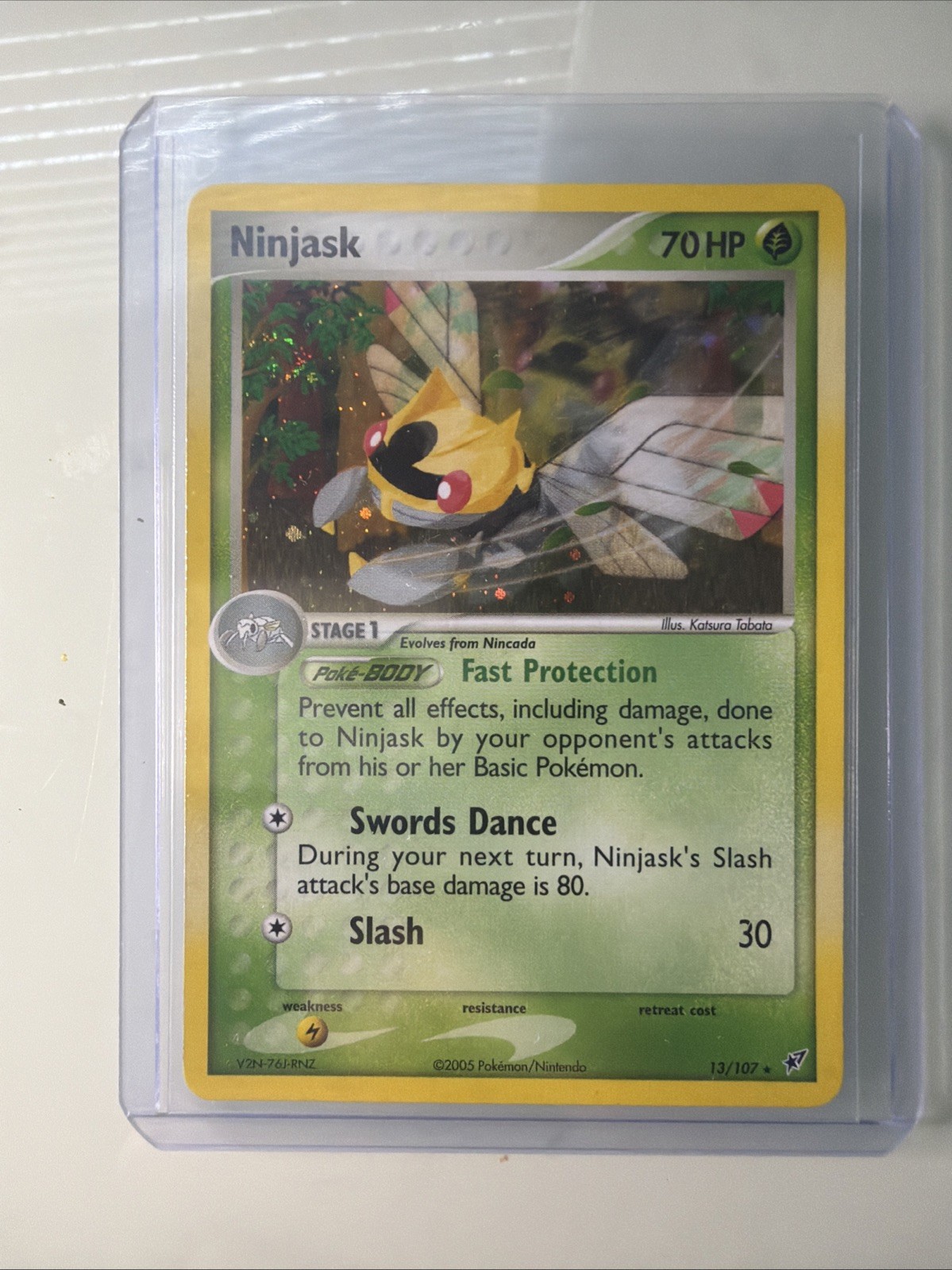 Pokémon TCG Ninjask EX Deoxys 13/107 Holo Rare - HP