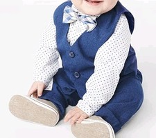 Van Heusen Boys 4 Pc Suit Sz 6/9 M