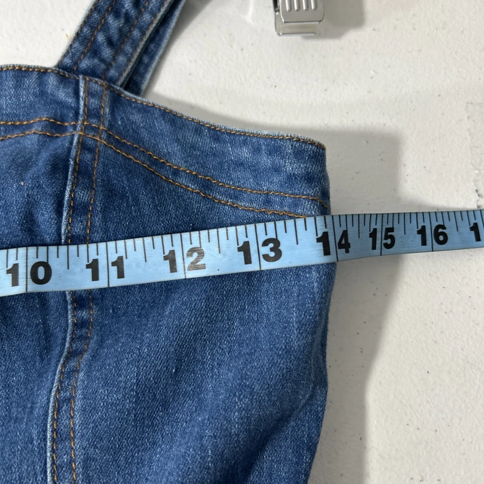 Mameluco Denim Olivaceous Mujer S Azul Cinturón Margarita Festival Y2K Años 90 Foto 4 de 4