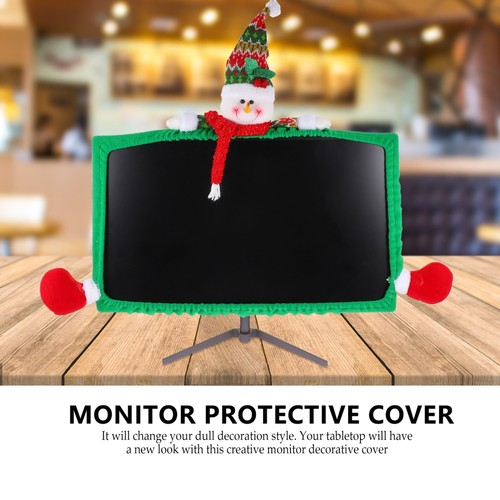 Snowman Protective Case Office Computer Screen Decoration Monitor Decorations - 第 3/12 張圖片