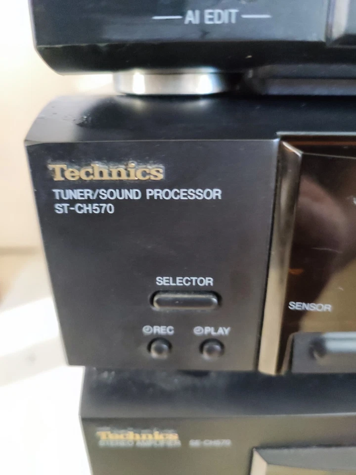 SYSTEME STEREO TECHNICS AMPLI SE + CD SL + TUNER ST CH570 FONCTIONNE - Photo 4/4