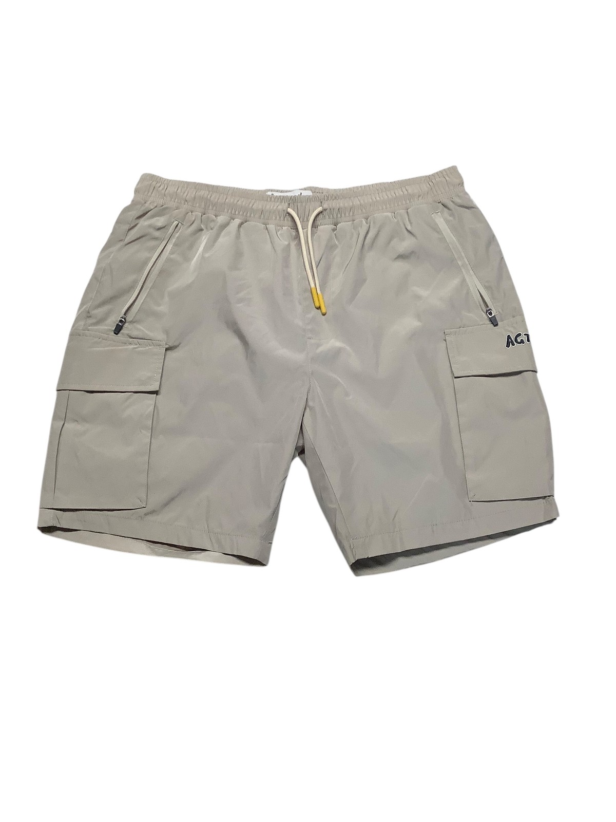 Здесь Приветствуются Все Хорошие Вещи Мужские Повседневные Шорты обычного покроя Большие Бежевые Однотонные 3290₽