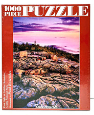 Tidemark - 1000 Piece Jigsaw Puzzle - First Light at Cadillac Mountain - New