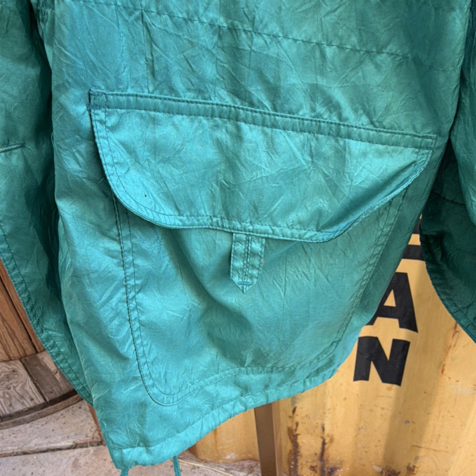 Green Mid-Length Women's Lined Solid Long Sleeve … - image 6