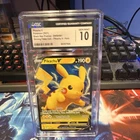 CGC 10 Gem Mint Pikachu V SWSH061 Black Star Promo Holo English 190HP