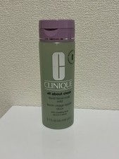 Clinique All About Clean Liquid Facial Soap Mild 6.7oz For Dry Combination Skin