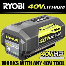 For Ryobi 40V Battery 8.0Ah Lithium New OP4050 OP40602 OP40261 OP4060 OP4030 40V