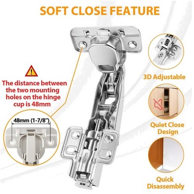Adjustable 175 Degree Hinges for Kitchen Cabinets
