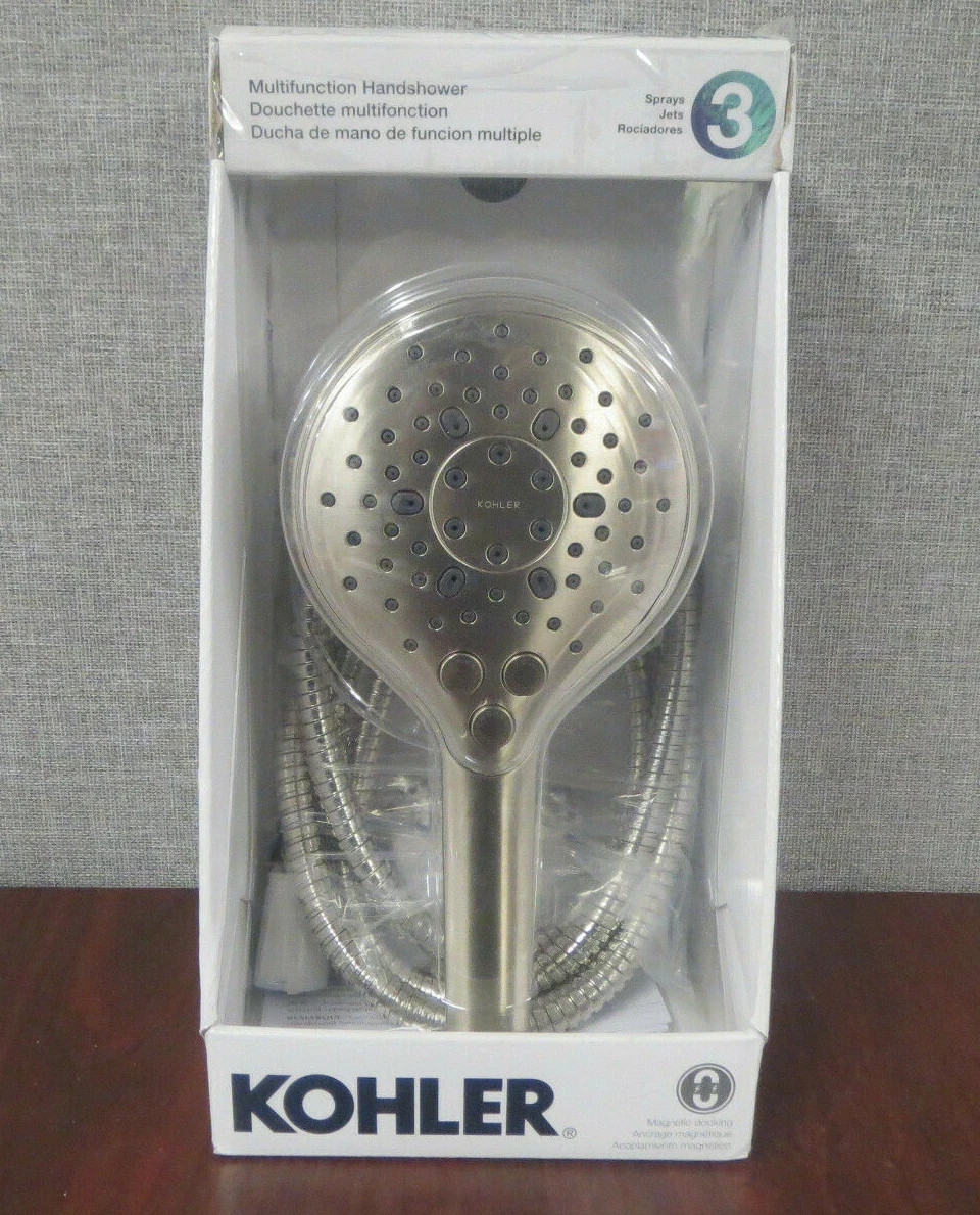 Kohler Prosecco Multifunction Handheld Shower Head - Silver 