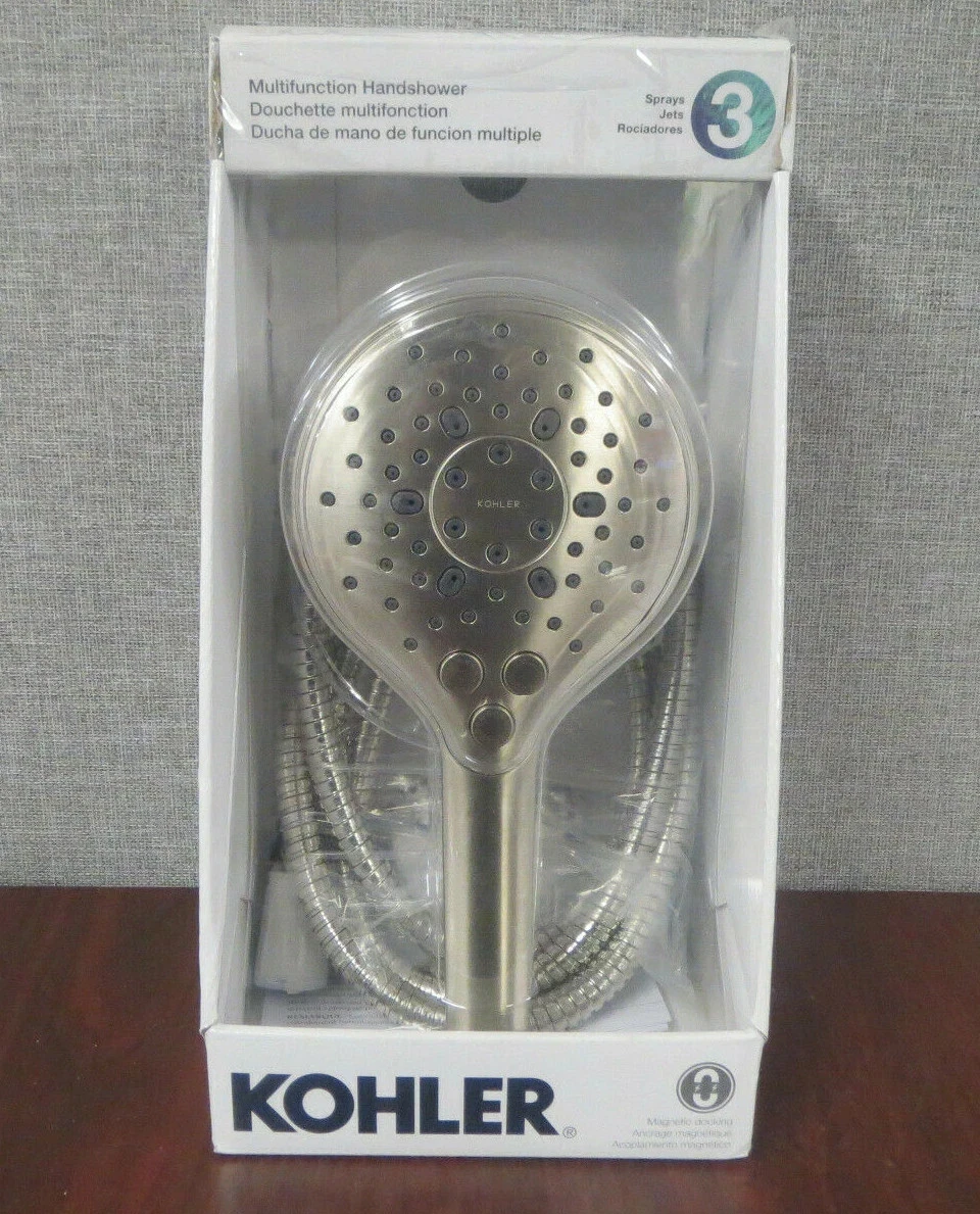Kohler Prosecco Multifunction Handheld Shower Head - Silver (1583098)