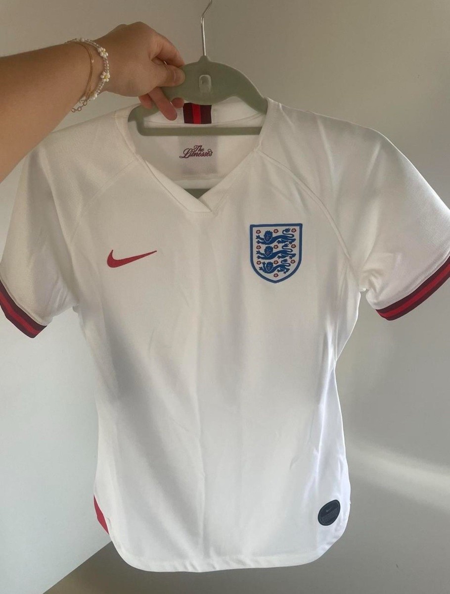 Nike England Euro World Cup 2019 2020 Home White Shirt Lionesses