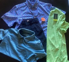 Set Of 4 Boy  s Size 10/12 Medium Izod Tek Gear Place