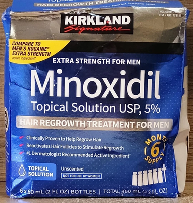 #ad Minoxidil for Men Liquid Strength Hair Regrowth Treatment 5% 6 Months Supply $23.24