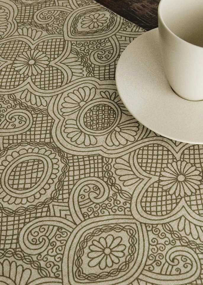 Corredor de mesa Duet 13" x 36" lino Foto 3 de 3