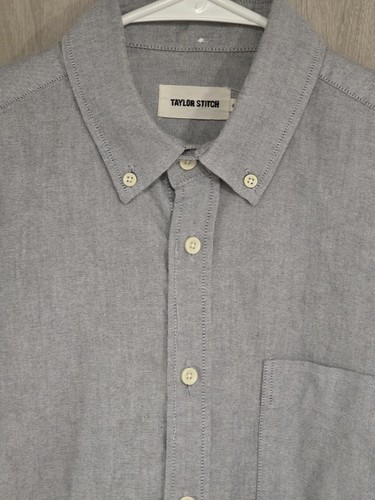 TAYLOR STITCH Button Down Shirt Men's 40 / M Blue 100% Cotton - Picture 4 of 10