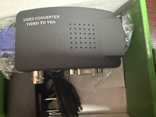 VGA to RCA Adapter,Composite VGA to Video,S-Video Converter,for HDTV, Monitors,