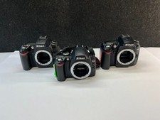 NIKON D90 12.3MP DIGITAL SLR CAMERA - BODY ONLY  NIKON D40 LOT OF 3 UNITS