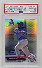 2017 Bowman Chrome Refractor VLADIMIR GUERRERO JR RC CARD PSA 10 GEM MINT