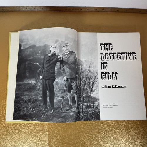 The Detective in Film Everson Citadel Press 1972 FE HC DJ Vintage Movie Photos - Imagen 12 de 22
