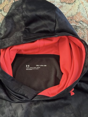 UNDER ARMOUR Boys Fleece Cloud Hoodie Size Youth X-Large YXL 18-20 Jacket - Picture 3 of 4