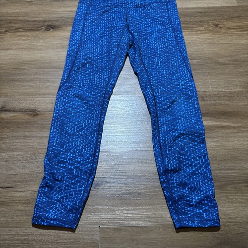 Pantaloni Lululemon Pure Practice Taglia 6 Samba Snake Kayak Blu Eroe Blu/Hero Blue - Foto 3 di 11