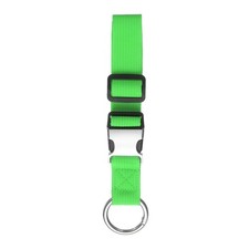 Add A Bag Luggage Straps with Spring O-Ring and Metal Buckle, Fluorescent Green