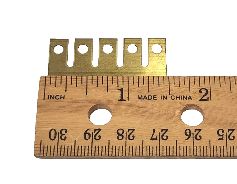 (1x) Marathon 25TBJ05 - 5 Pole Jumper - 0.312" Spacing - 25A - 300V AC/DC - Image 2 of 2