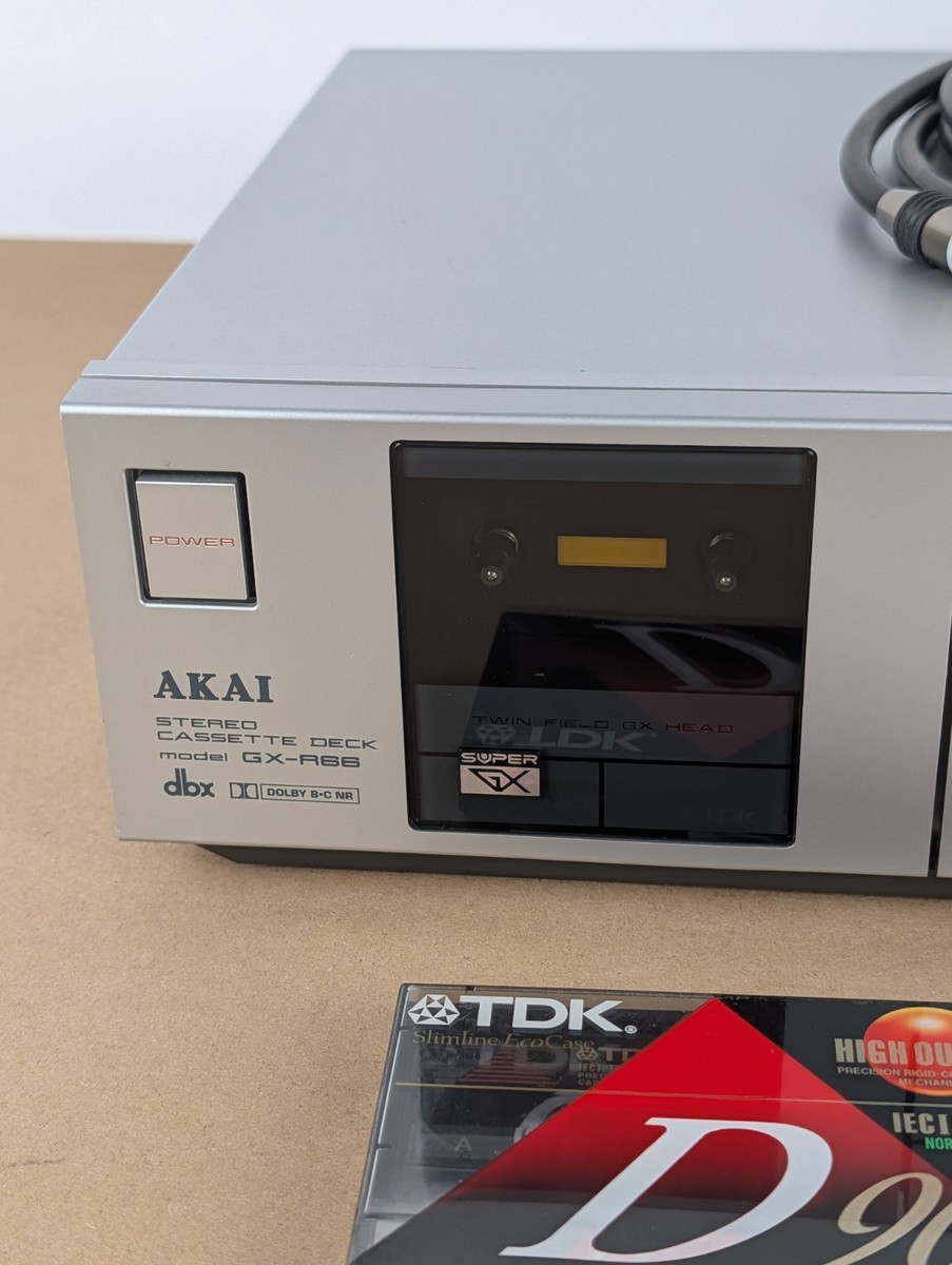 AKAI GX-R66 Stereo Cassette Deck Player Recorder DBX Super HiFi