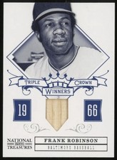 2012 Panini National Treasures Triple Crown Winners /99 Frank Robinson HOF #11