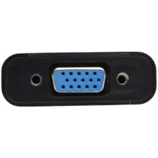 1 pc RS PRO 1828478 Male HDMI To Female VGA Cable Assembly ABS Sheath Black 9.8