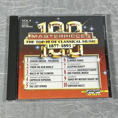 Laserlight 100 Masterpieces Vol.9 CD Classical Music 1877-1893