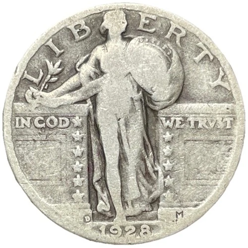 1928-D Standing Liberty Quarter Silver 25C Better Date Denver