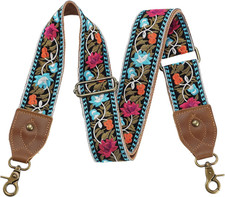 Purse Strap-2"Crazy Horse Leather Wide Shoulder Strap Adjustable Replacement,Jac