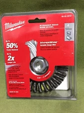 Milwaukee 48-52-5010 4 in. Stringer Bead Wheel - Carbon Steel