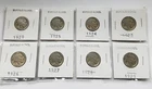 Lot of 8 Buffalo Nickels from the 1920 to 30s | From Estate | 8 Buffalo Nickels
