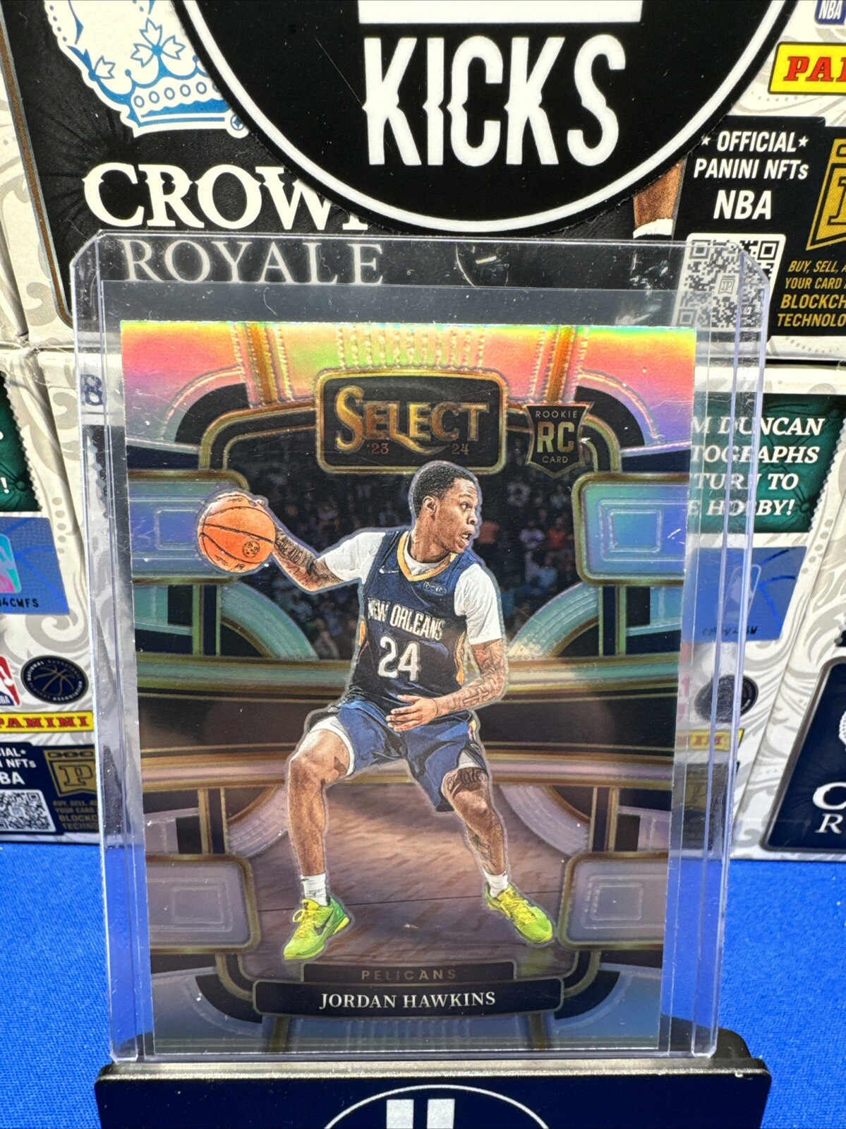 2023-24 Panini Select - Concourse Silver Prizm #72 Jordan Hawkins (RC)