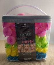 Conair Foam Rollers for Soft Bouncy Curls 48 pcs Assorted Sizes 61118Z