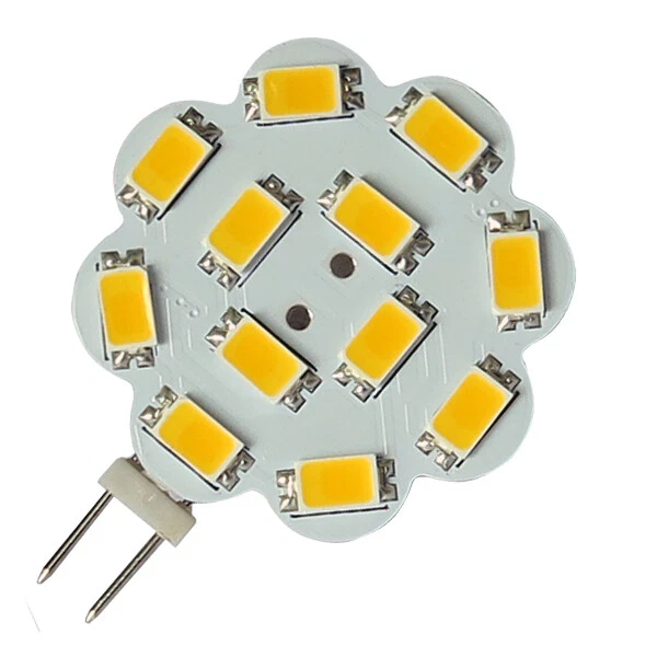 G4 12*5630 SMD LED 9-24V AC/DC 280LM WHITE (6000K) Warm White (3000K) BULB ~35W - Image 2 of 3
