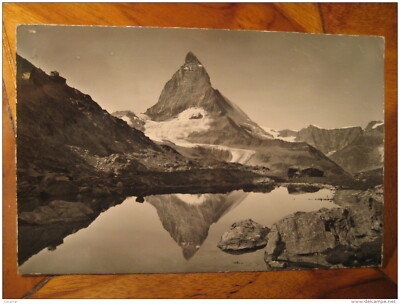 ZERMATT Riffelsee Lake Matterhorn Cervin Mountain Mountains Post Card VALAIS Wal