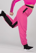 EUC Mixify Weissman Contrast Inset Joggers MA 14823 Pink Hip Hop Pants Costume