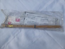 Hawaiian Petroglyph Flute With Song Sheet And Learning Instructions Bamboo Vtg