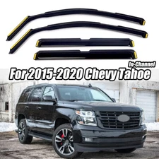 For 15-20 Chevy Tahoe/Escalade Weather Shield Window Visor Rain Guard In-Channel