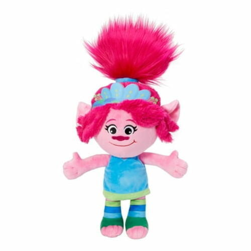 Trolls Kids Plush Bedding Cuddle and Decorative Pillow Buddy Pink DreamWorks