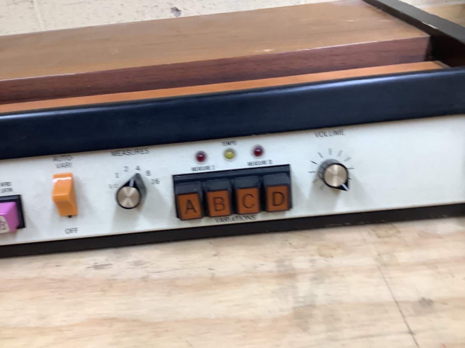 Hammond 70s AutoVari 64 Whiteface Analog Drum Machine eBay