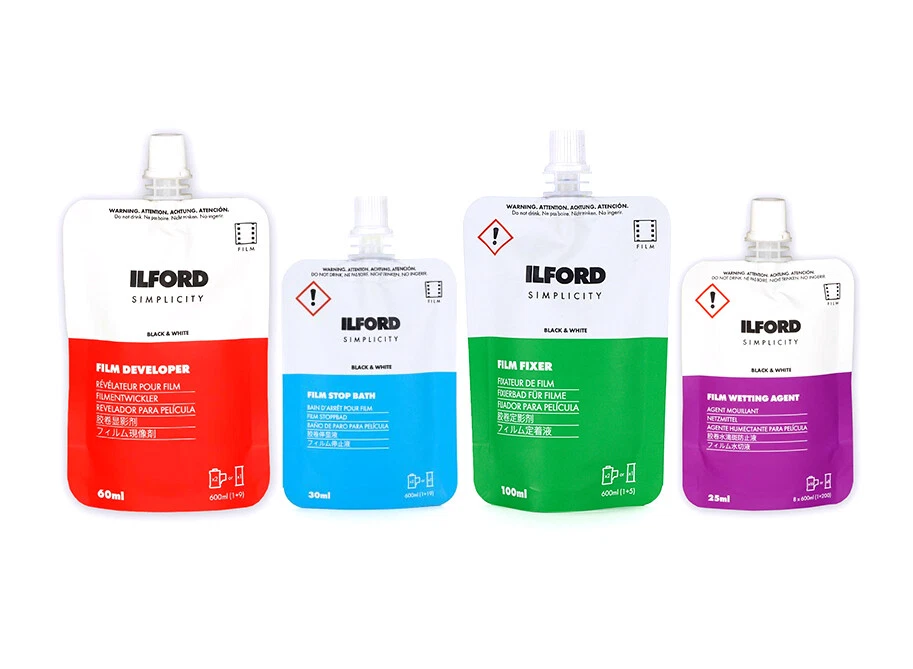 Kit de desarrollo de película Ilford Simplicity blanco y negro - Imagen 1 de 1