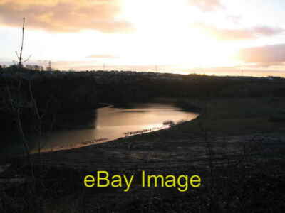 Photo 6x4 Flooded quarry, another view Colepaine Flooded quarry at sunris c2014