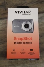 NEW Grey Vivitar Snapshot Digital Camera with Lithium-Ion Rechargeable Battery